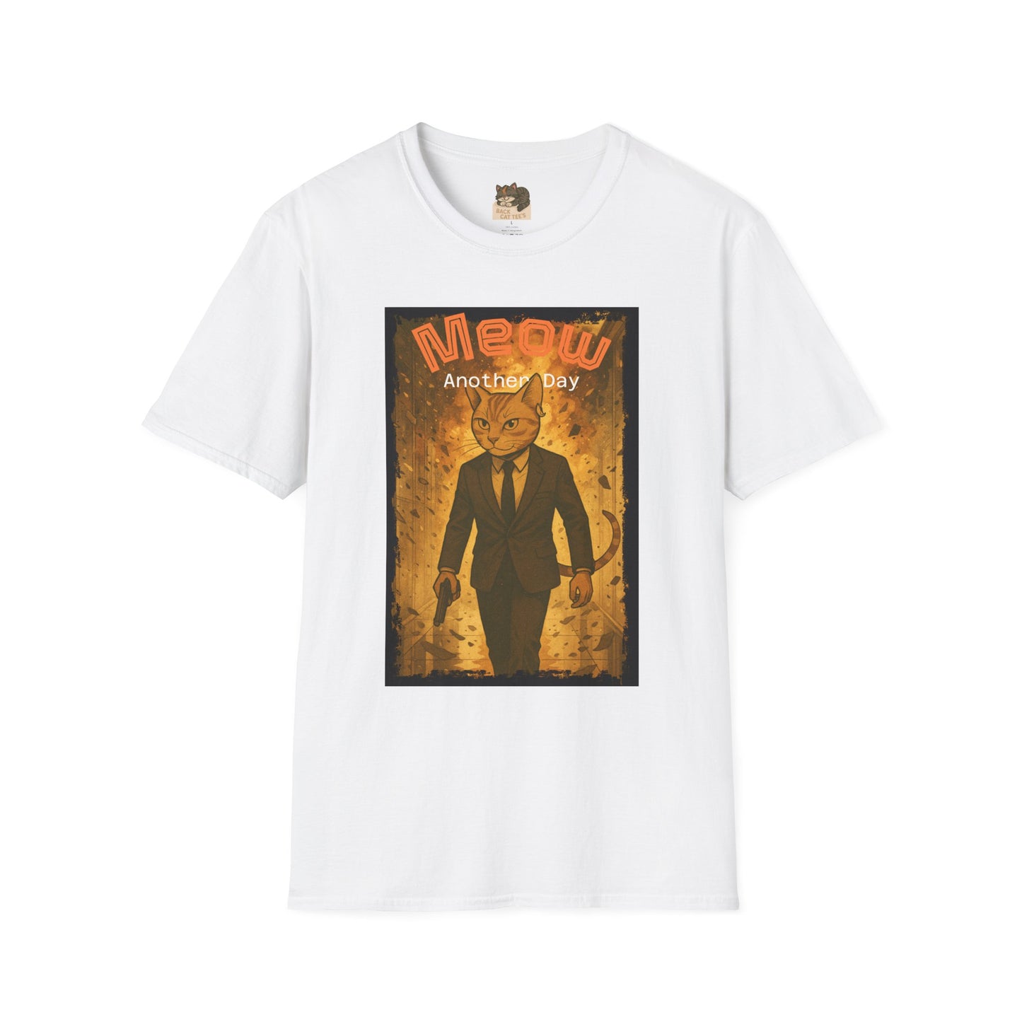 "Meow Another Day" Adult Size Graphic Tee Shirt
