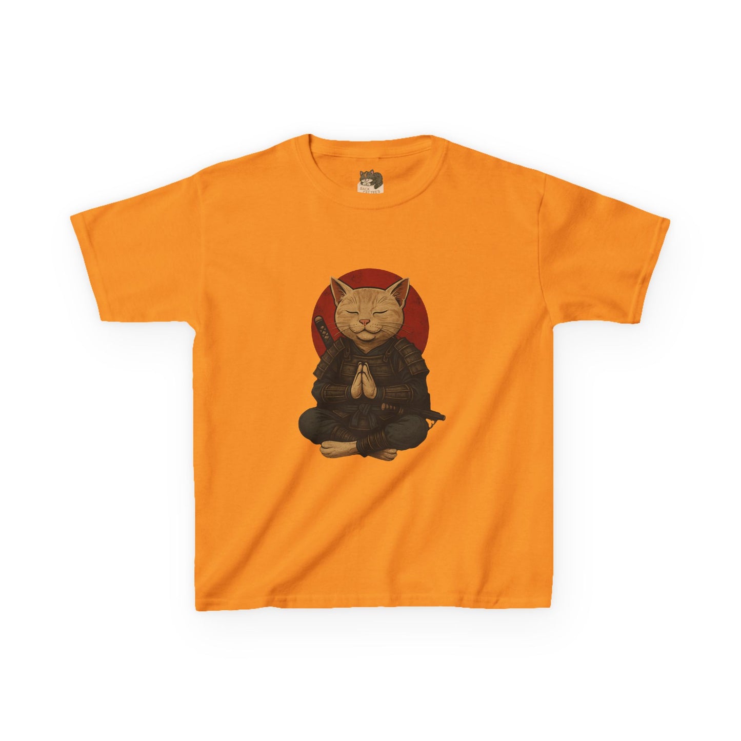 "Meditating Cat Tee" Junior Graphic Tee Shirt