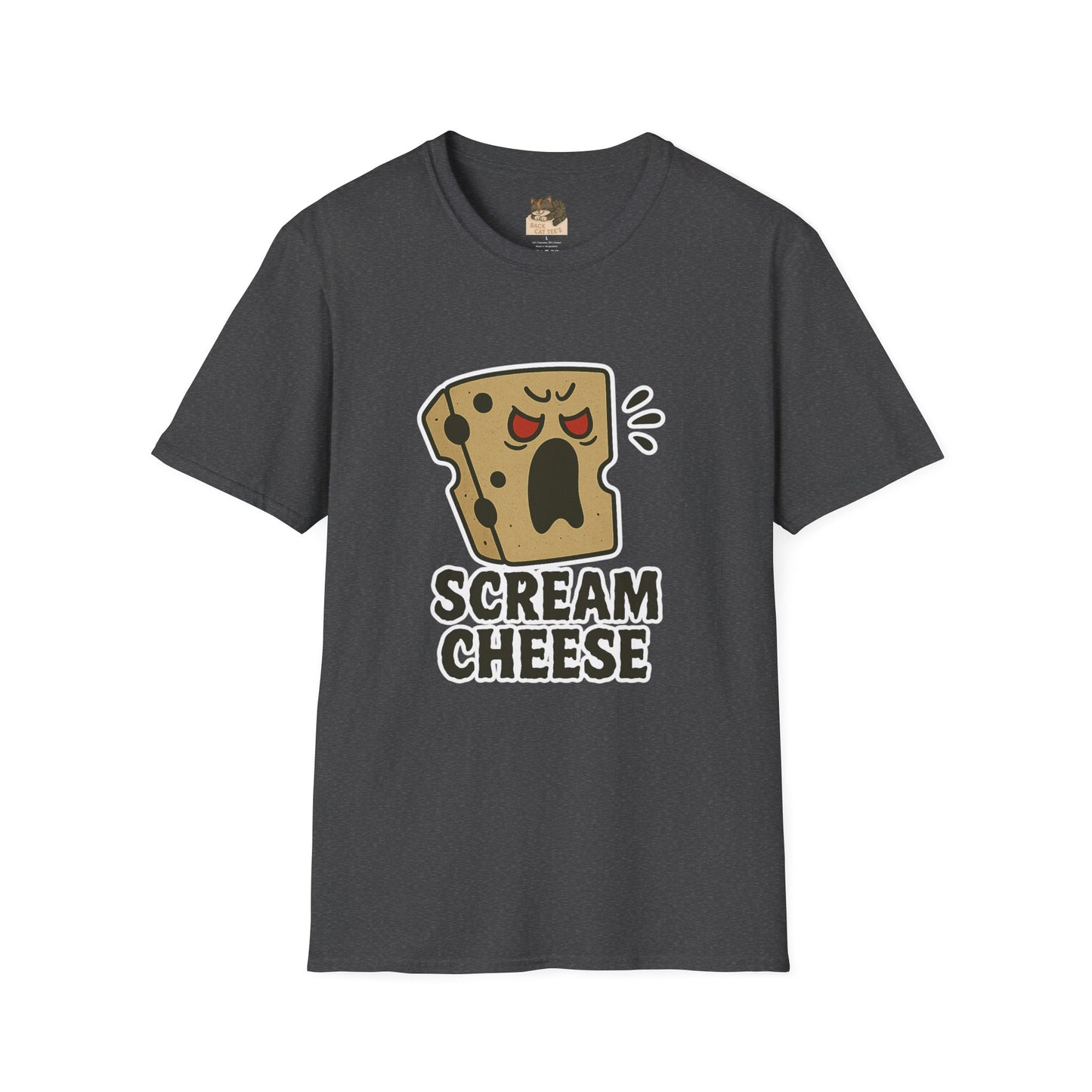 "Scream Cheese" Adult Size Graphic Tee Shirt