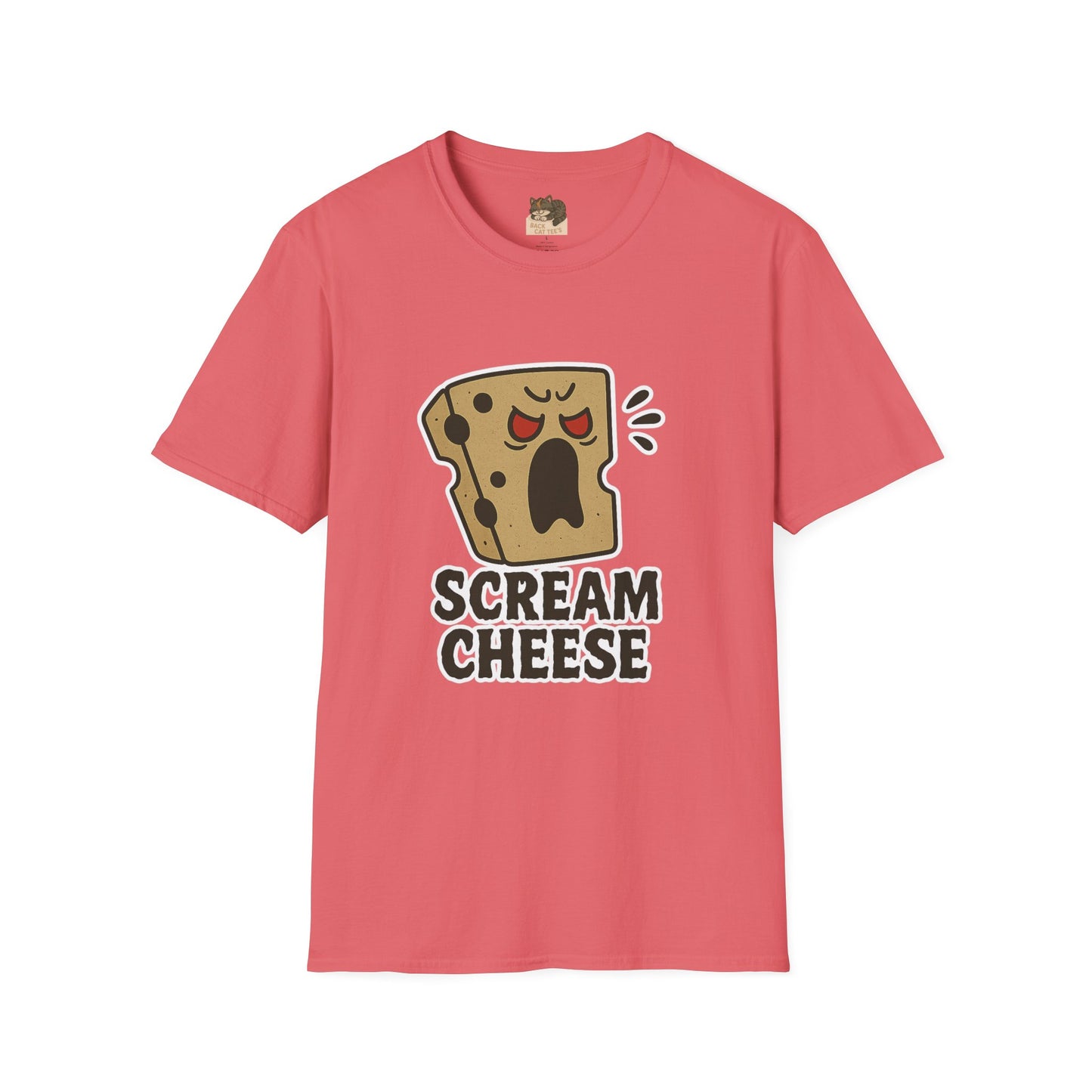 "Scream Cheese" Adult Size Graphic Tee Shirt