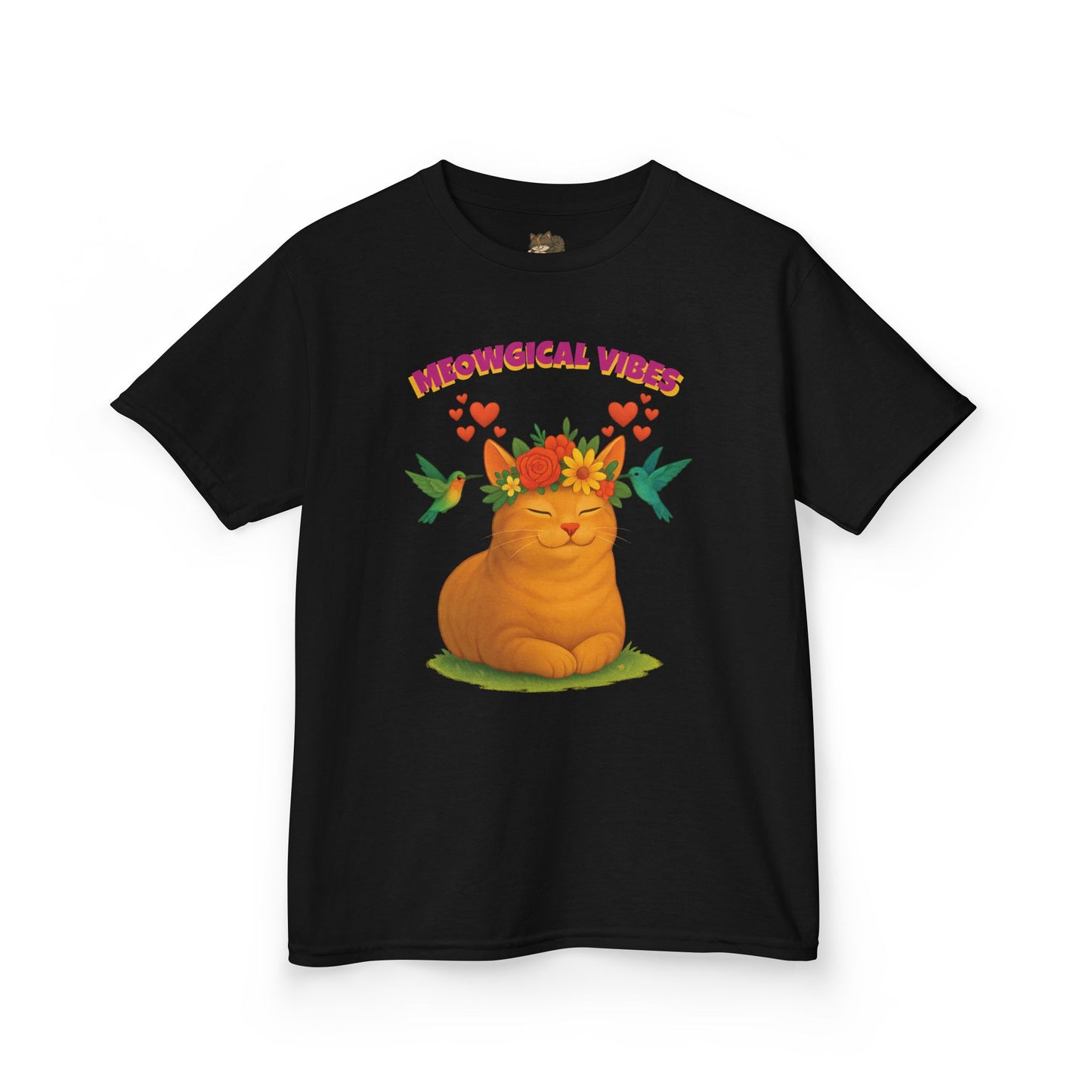 "Meowgical Vibes Cat Shirt" Junior Graphic Tee Shirt