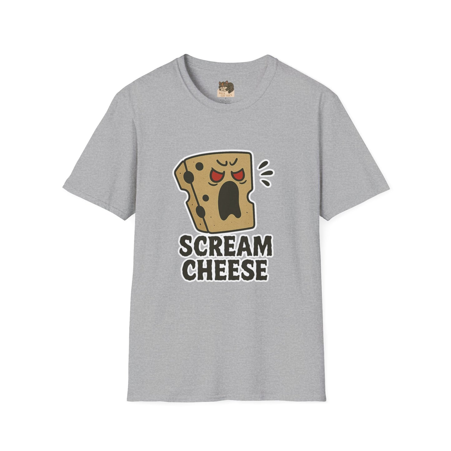 "Scream Cheese" Adult Size Graphic Tee Shirt