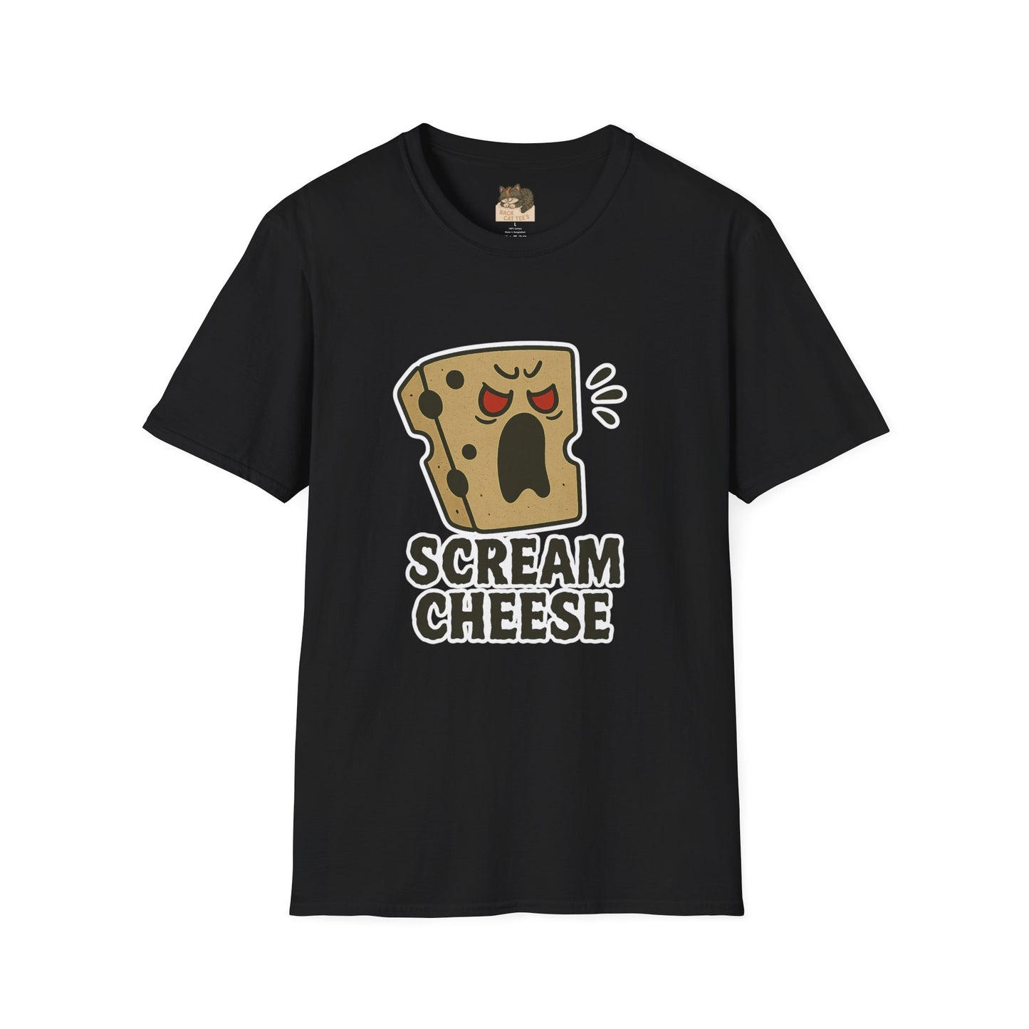 "Scream Cheese" Adult Size Graphic Tee Shirt