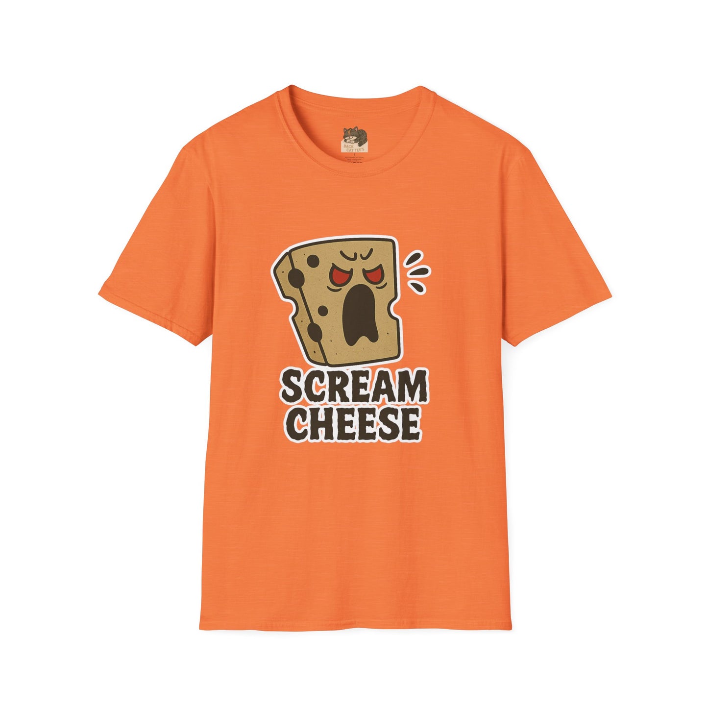 "Scream Cheese" Adult Size Graphic Tee Shirt