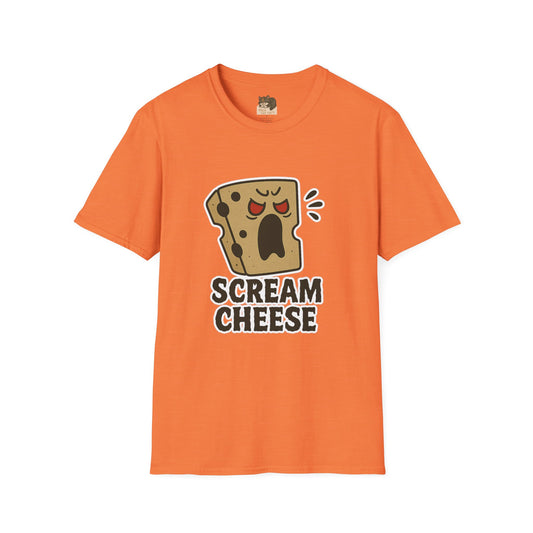 "Scream Cheese" Adult Size Graphic Tee Shirt