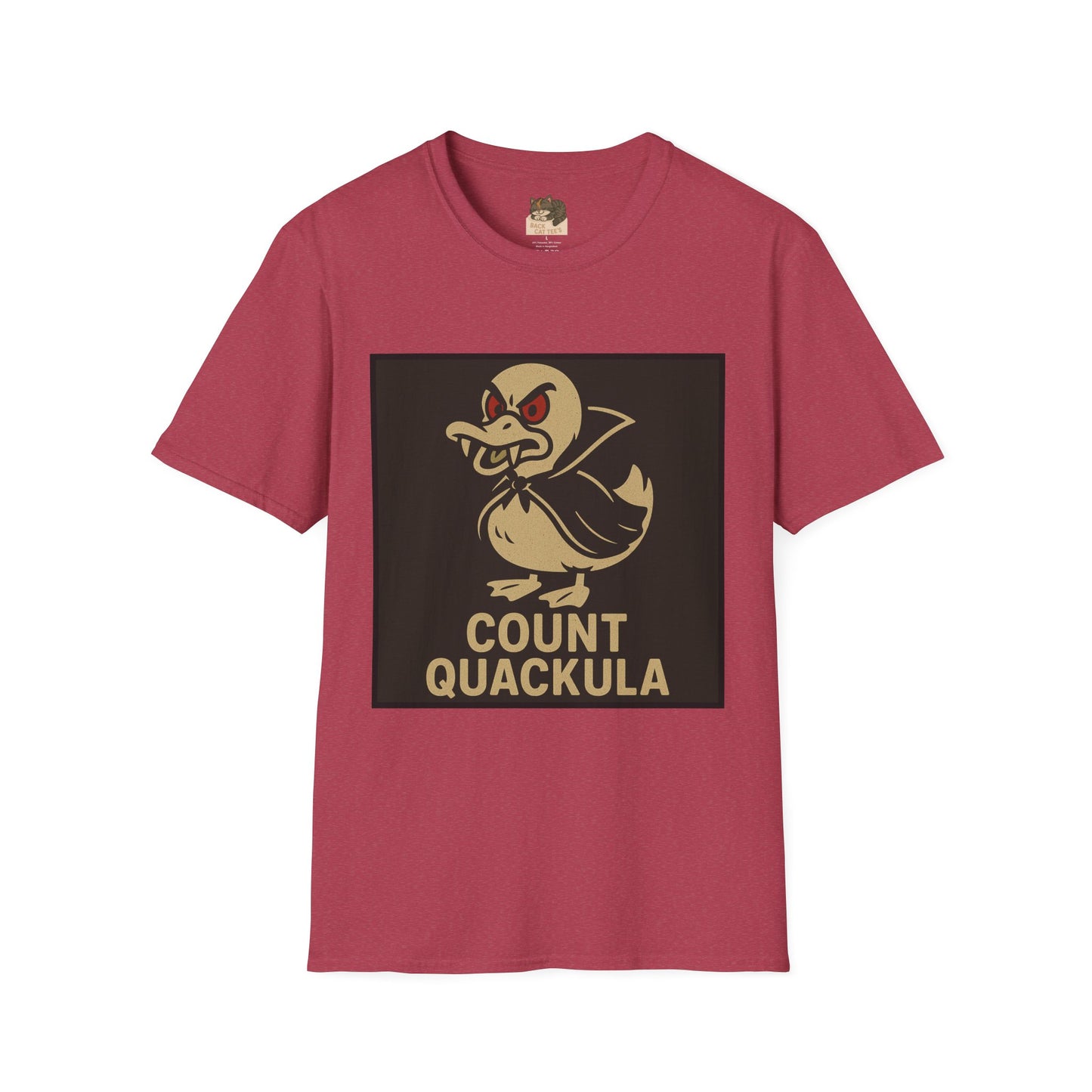 "Count Quackula" Adult Size Graphic Tee Shirt
