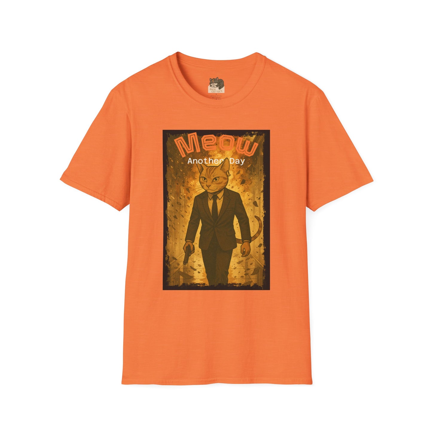 "Meow Another Day" Adult Size Graphic Tee Shirt