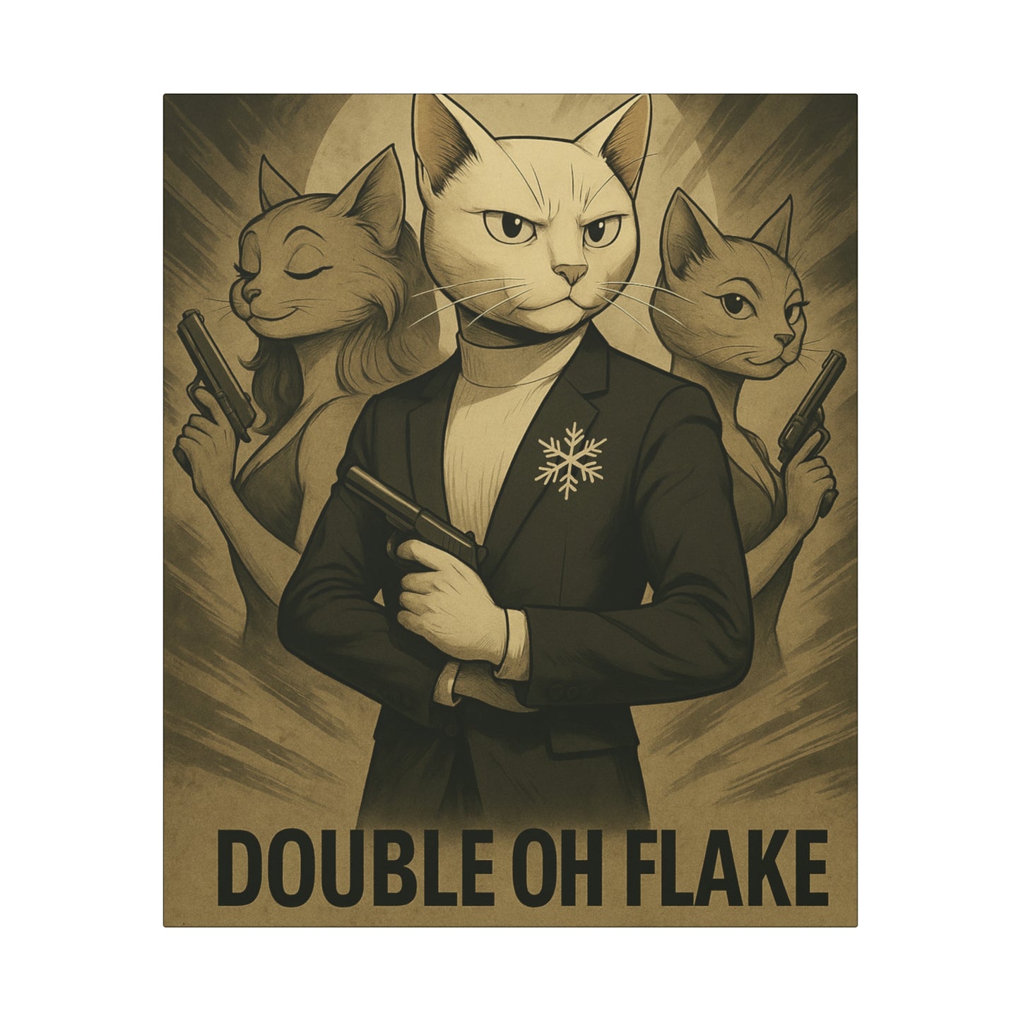 "Double Oh Flake" Wall Art