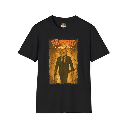 "Meow Another Day" Adult Size Graphic Tee Shirt