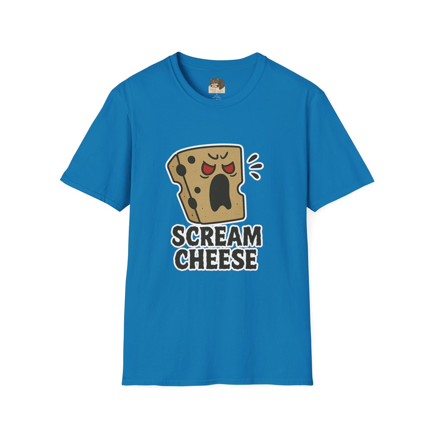 "Scream Cheese" Adult Size Graphic Tee Shirt