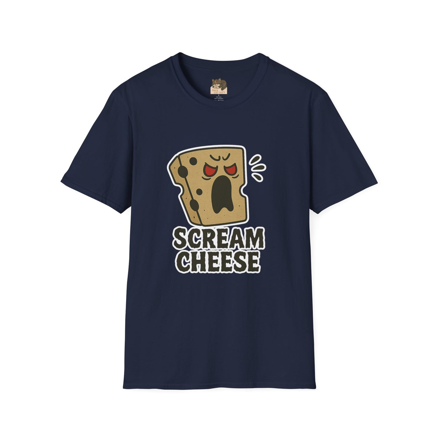 "Scream Cheese" Adult Size Graphic Tee Shirt