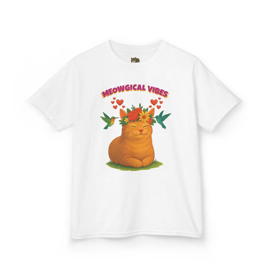 "Meowgical Vibes Cat Shirt" Junior Graphic Tee Shirt
