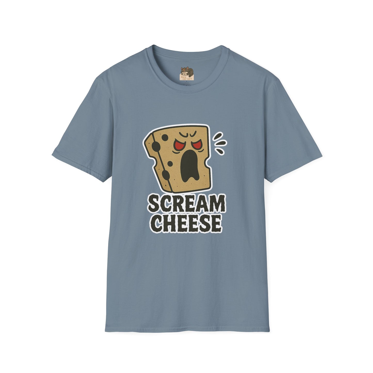 "Scream Cheese" Adult Size Graphic Tee Shirt