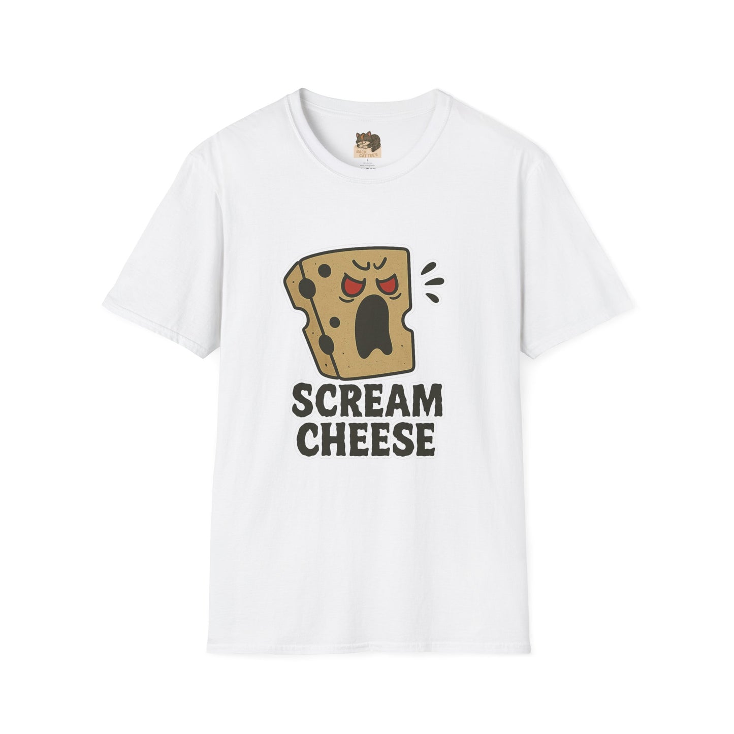 "Scream Cheese" Adult Size Graphic Tee Shirt